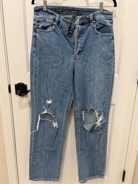 wild fable Distressed Boyfriend Jeans in Light Blue